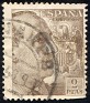 Spain 1940 General Franco 2 Ptas Marron Edifil 932. Uploaded by Mike-Bell